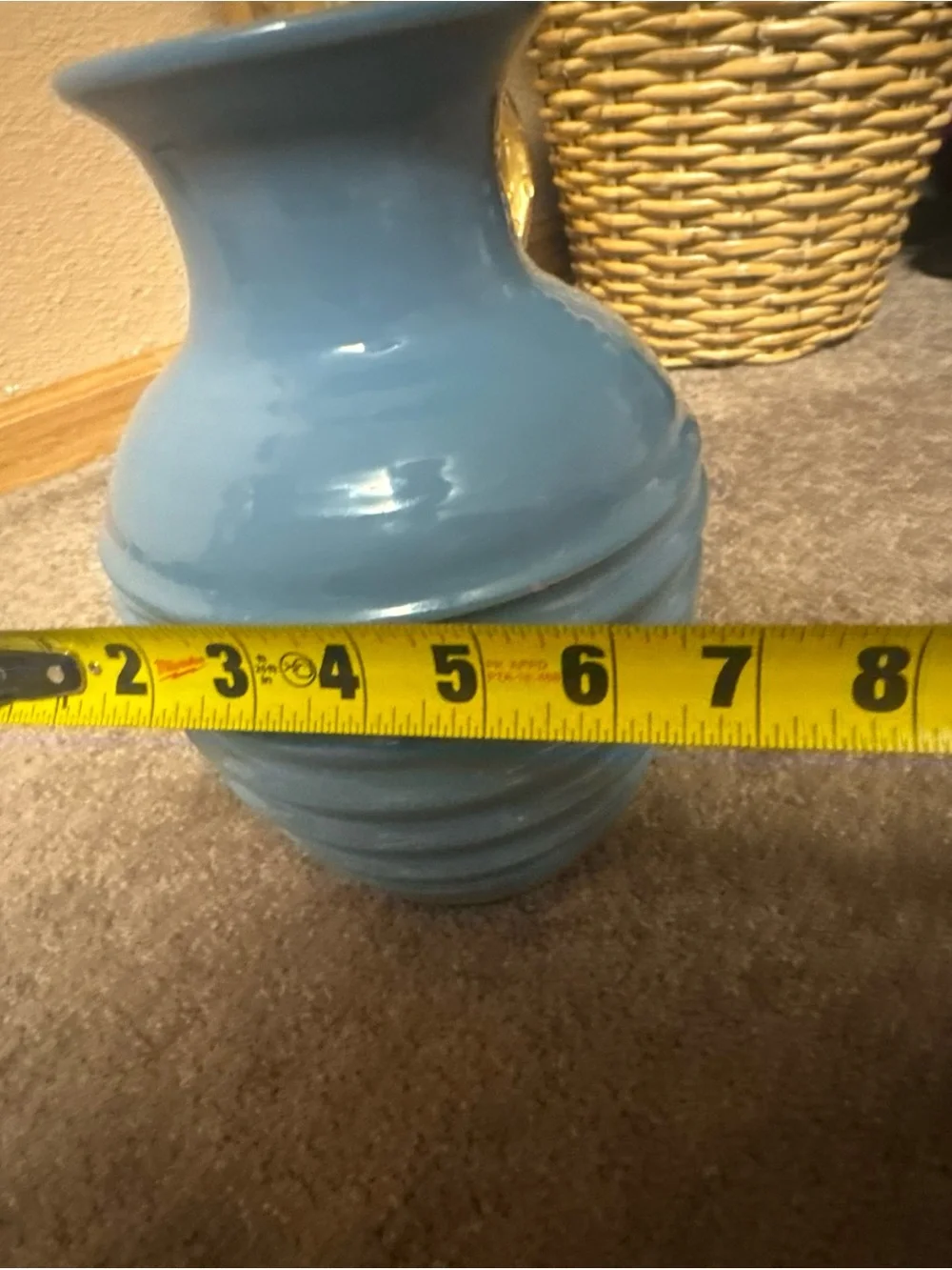 Vintage Post-Modern Italian Ceramic Vase Made In Italy 1980s